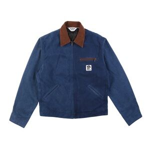 Patina XS Men's Blue and Brown Work Jacket